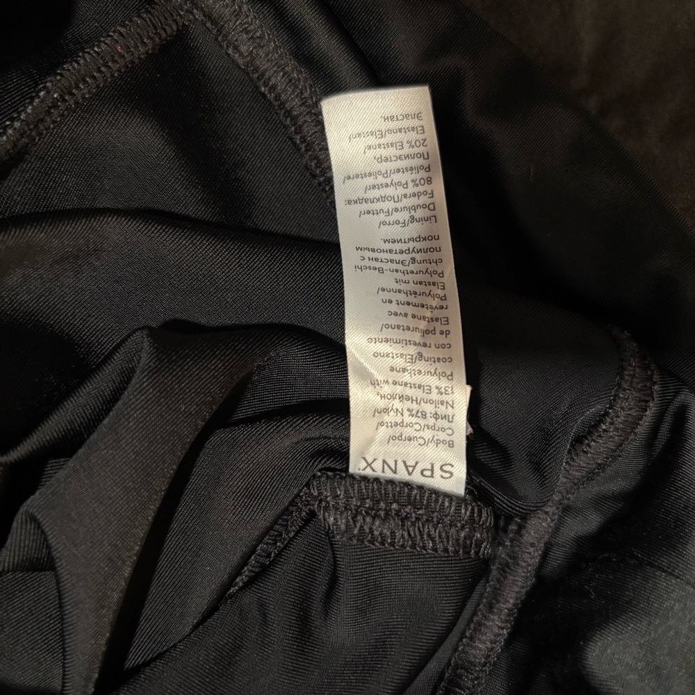 Spanx Faux Leather Leggings black size small - Picture 6 of 6